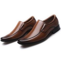 Slip-on Oxford Shoes Men's Brown